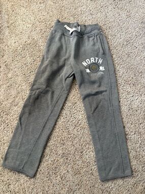 Kids Gray North Division Fleece Sweatpants